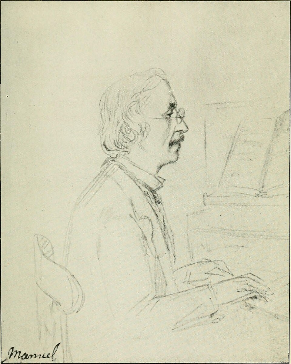 Historical portrait of voice teacher and laryngeal observer Manuel García II